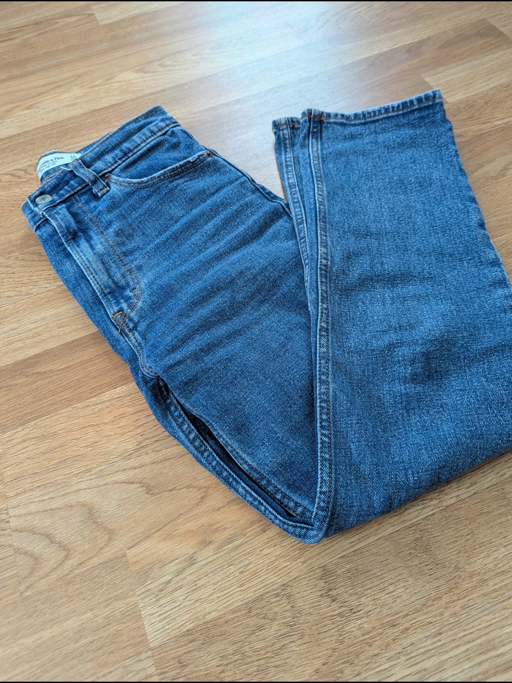 Abercrombie & Fitch Ankle Straight Ultra High Rise